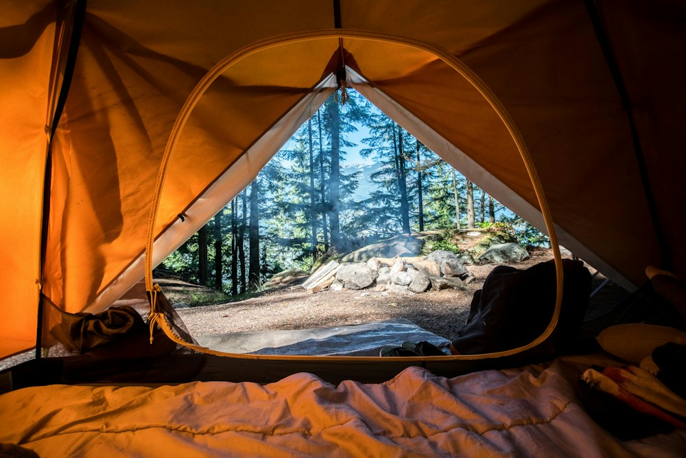 Camping al aire libre, imagen ilustrativa